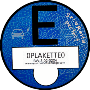 Sininen E-Plakette Saksaan