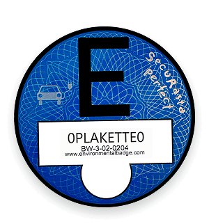 Sininen E-Plakette Saksaan